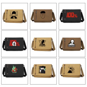 Mob Psycho 100 Mob anime retro canvas messenger crossbody shoulder bags