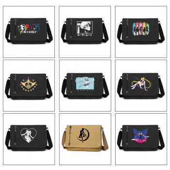Sailor Moon anime retro canvas messenger crossbody shoulder bags