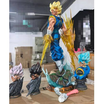Dragon Ball Super Saiyan Vegetto anime figure 3 heads
