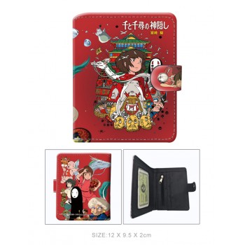 Spirited Away anime snap wallet purse