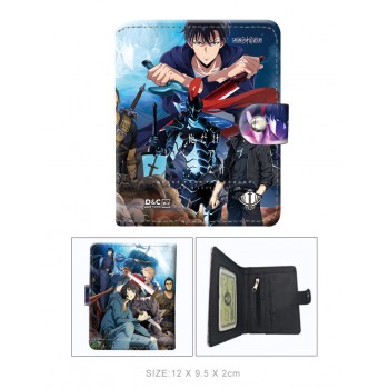 Solo Leveling anime snap wallet purse