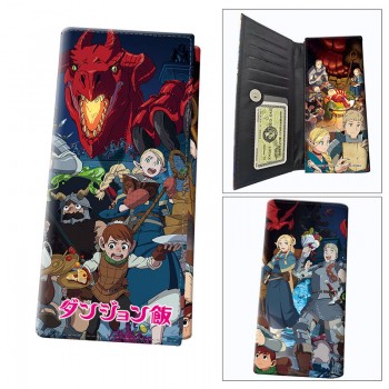 Delicious in Dungeon anime long wallets card holder purse