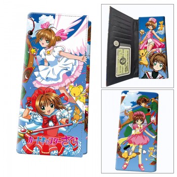Card Captor Sakura anime long wallets card holder purse