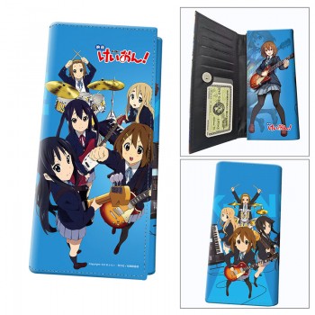 K-ON anime long wallets card holder purse