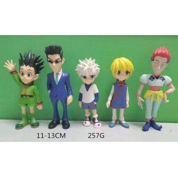 5pcs/set Hunter x Hunter anime figures(OPP bag)