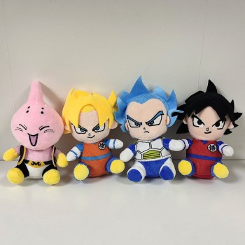 4.8inches Dragon Ball anime plush dolls set(4pcs a set)