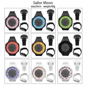 Sailor Moon anime Multifunction Waterproof Electronic Digital Watch