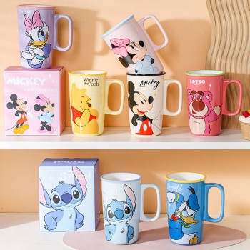 Mickey Minnie Mouse Stitch anime Ceramic Coffee Cup Mug