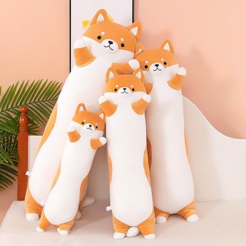 Husky dog long plush doll pillow