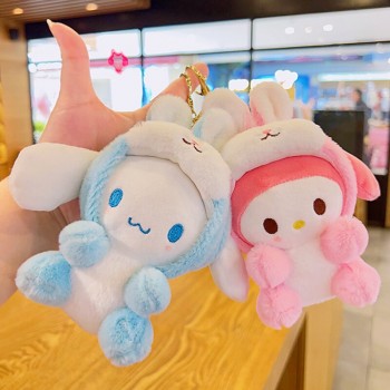 Sanrio Melody kitty Cinnamoroll Kuromi anime plush doll 15cm