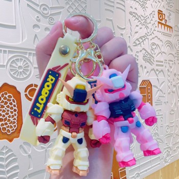 Gundam robot anime figure doll key chains
