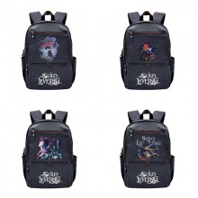 Solo Leveling anime canvas drawstring backpack bags