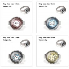 Chiikawa anime adjustable rings