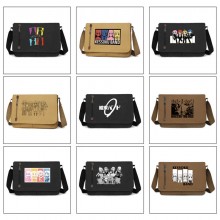 Bocchi The Rock anime retro canvas messenger cross...