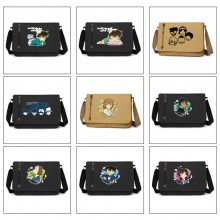 Detective Conan anime retro canvas messenger cross...