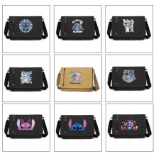 Stitch anime retro canvas messenger crossbody shou...