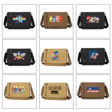 Sonic the Hedgehog anime retro canvas messenger cr...