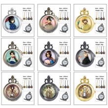 Attack on Titan anime small necklace pocket watch