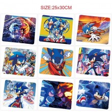 Sonic the Hedgehog anime mouse pads mats 25x30cm