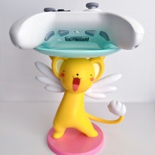 Card Captor Sakura Cerberus anime figure with tray