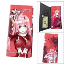 Darling In The Franxx anime long wallets card holder purse