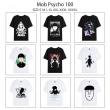 Mob Psycho 100 anime summer short sleeve cotton t-shirts