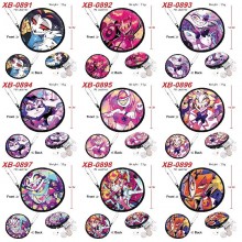 Hazbin Hotel anime pu zipper round wallet coin pur...