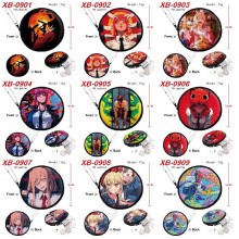 Chainsaw Man anime pu zipper round wallet coin pur...