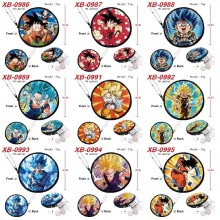 Dragon Ball anime pu zipper round wallet coin purse