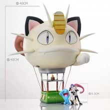 40cm Pokemon Rocket Team Meowth Hot Air Balloon An...