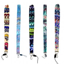 Hatsune Miku anime ID cards holders cases lanyard key chain