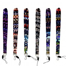Jujutsu Kaisen anime ID cards holders cases lanyard key chain