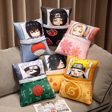 Naruto anime plush stuffed pillow cushion open quilt