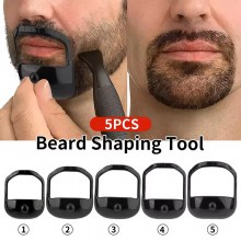 5 Sizes of Beard Goatee Shaving Template Beard Sha...