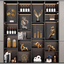 Creative Cow Deer Horse Modern Luxury Art Resin Fi...