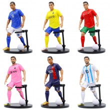 The Football Star C.Ronaldo Messi Mbappe Neymar Figures(OPP bag)