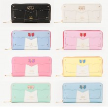 Sailor Moon anime zipper long wallet purse