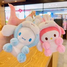 Sanrio Melody kitty Cinnamoroll Kuromi anime plush...