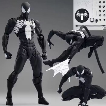 SHF Black Neighbor Symbiote Spider Man Action Figure