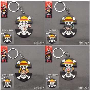 One Piece anime stretchable alloy key chains