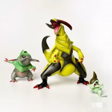 3pcs/set Pokemon Axew Fraxure Haxorus Yaya Axetoot...