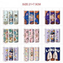Labubu anime coffee water bottle cup with straw st...