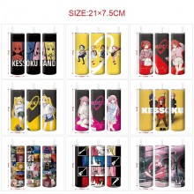 Bocchi The Rock anime coffee water bottle cup with...