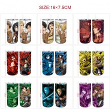 Attack on Titan anime coffee water bottle cup with...