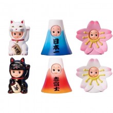 6pcs/set Stasto Cross Dressing Chubi Doll Lucky Ca...