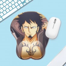 The anime sexy man Law ‌Zhongli Tartaglia Osborn 3D silicone mouse pad