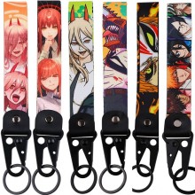 Chainsaw Man Lanyard for Keys ID Card USB Badge Holder Wrist Straps