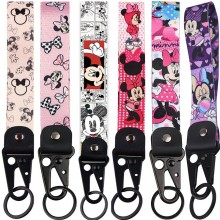 Mickey Minnie Mouse Lanyard for Keys ID Card USB Badge Holder Wrist Straps