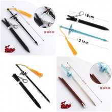 22cm Sword Art Online anime alloy with button flic...