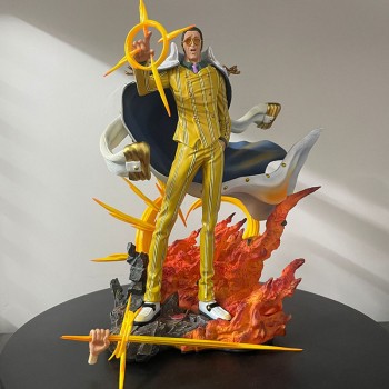 One Piece Admiral Of The Navy Borsalino Anime Figure(can lightable)